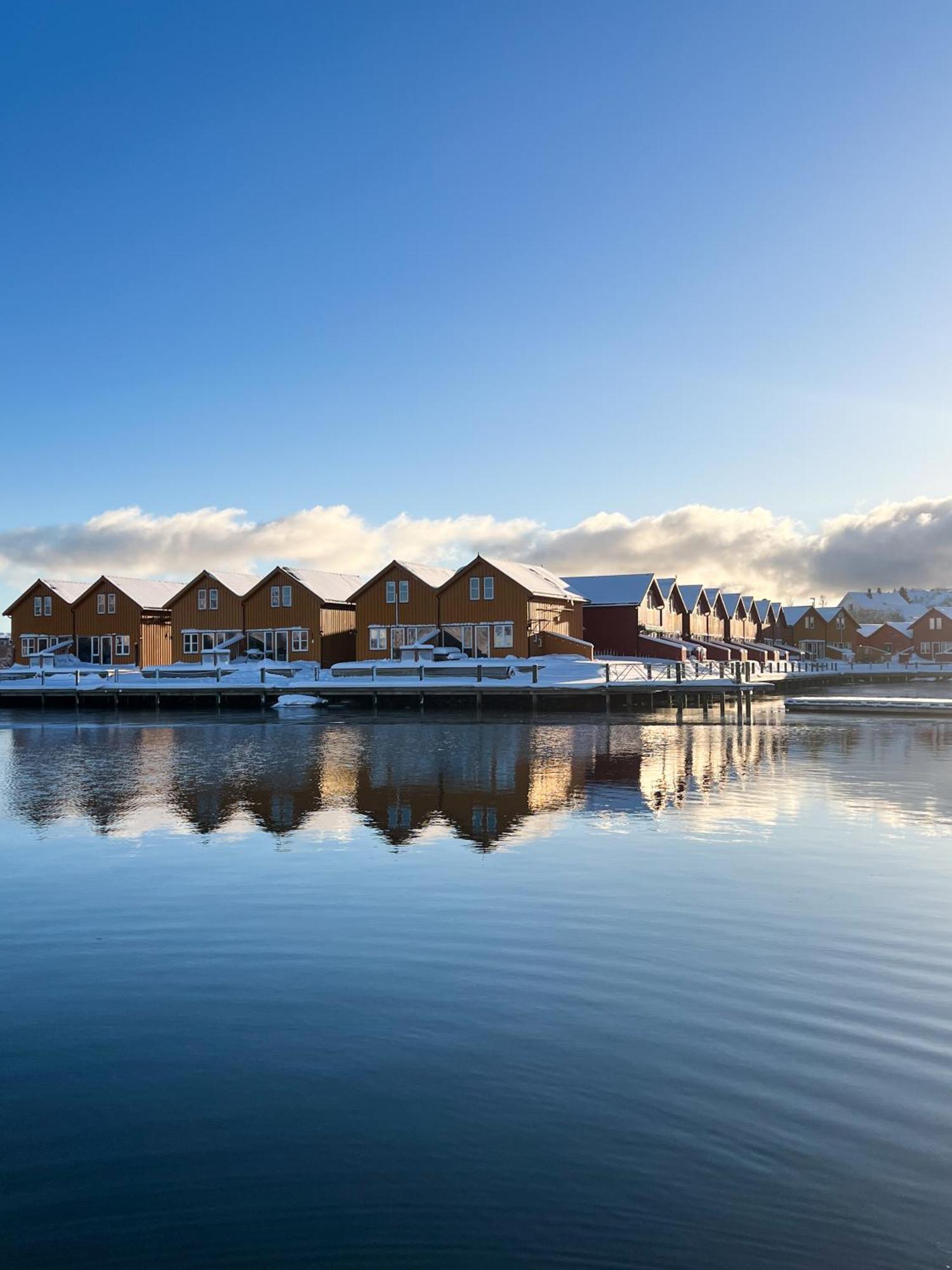 Charming Waterfront Cabin In Ballstad, Lofoten Экстерьер фото